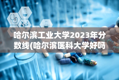 哈尔滨工业大学2023年分数线(哈尔滨医科大学好吗)