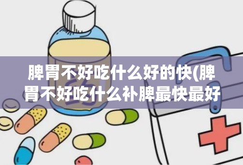 脾胃不好吃什么好的快(脾胃不好吃什么补脾最快最好)