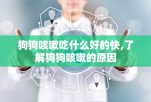 狗狗咳嗽吃什么好的快,了解狗狗咳嗽的原因