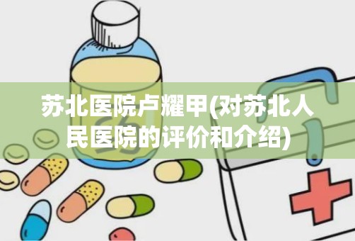 苏北医院卢耀甲(对苏北人民医院的评价和介绍)