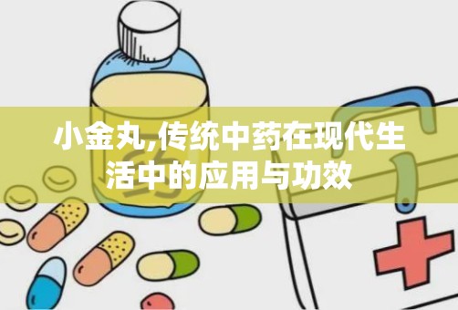 小金丸,传统中药在现代生活中的应用与功效